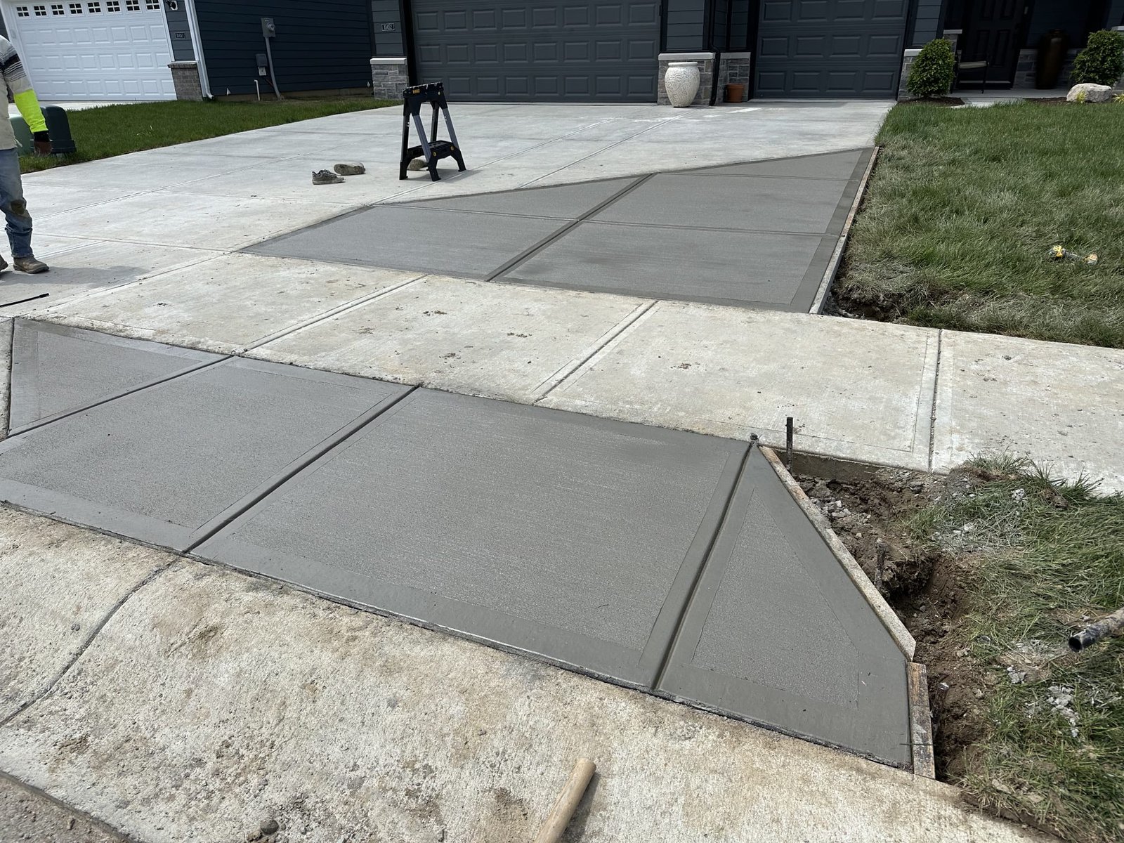 concrete job done Homerix Inc Westfield Indiana