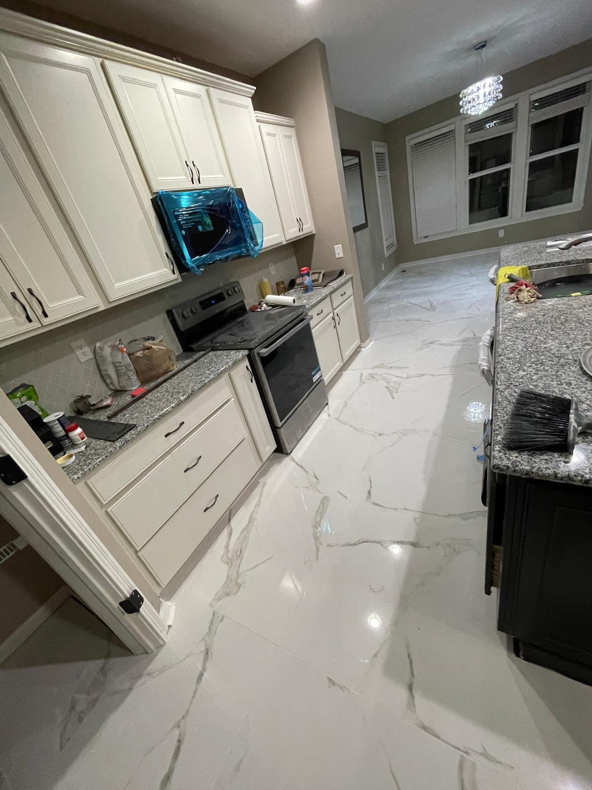 floor tile instalation Homerix Inc Westfield Indiana