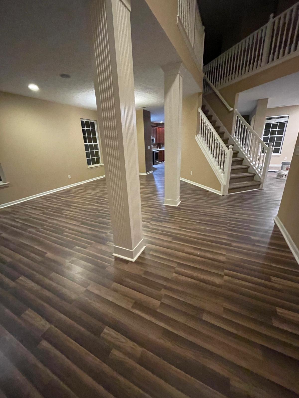 floor tile instaltion wood floor Homerix Inc Westfield Indiana