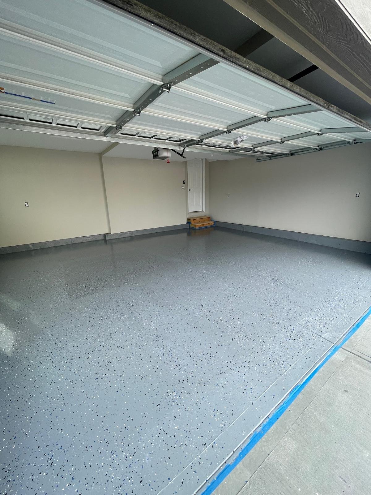 garage epoxy Homerix Inc Westfield Indiana