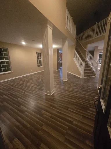 Calacatta marble porcelain tile flooring installation Indiana — Homerix Inc — project photo 2